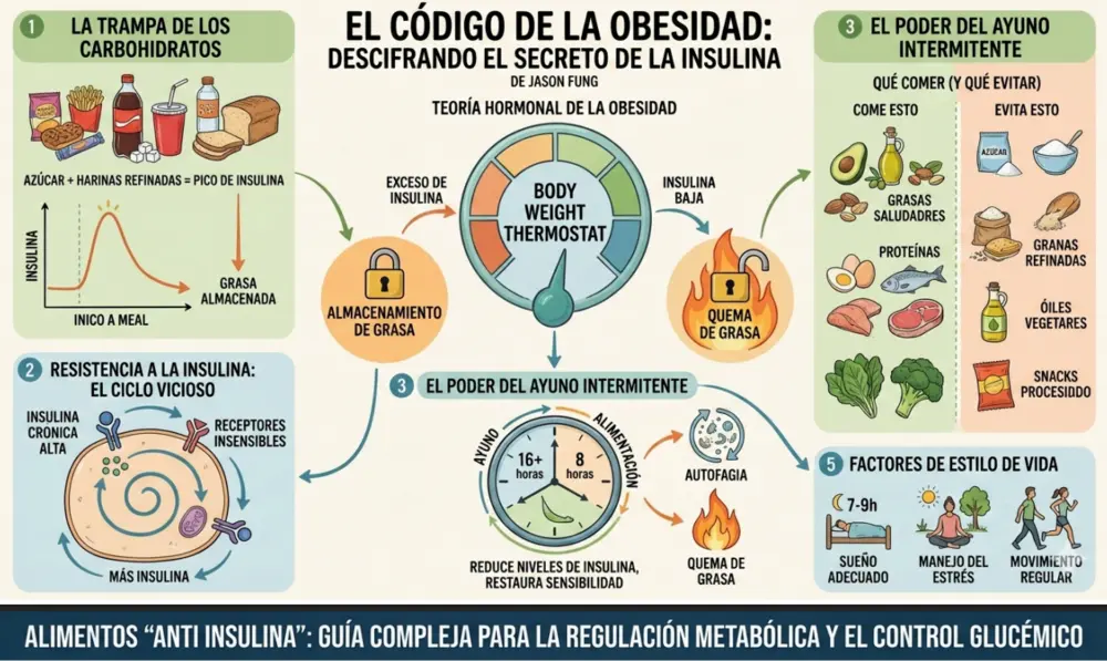 infografia el codigo de la obesidad